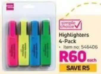 Game Highlighters 4-Pack offer