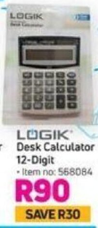 Game Logik Desk Calculator 12-Digit offer