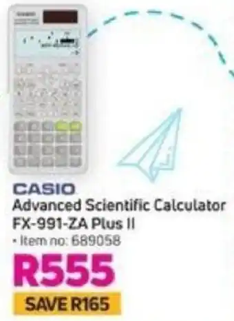 Game Casio Advanced Scientific Calculator FX-991-ZA Plus II offer