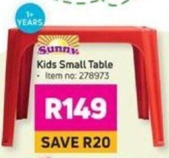 Game Sunny Kids Small Table offer
