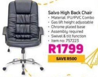 Game Salvo High Back Chair offer