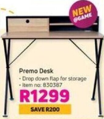 Game Premo Desk offer
