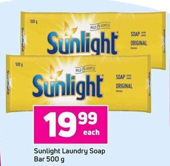 Game Sunlight Laundry Soap Bar 500g offer