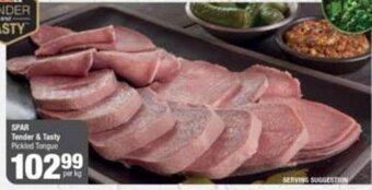 Spar Spar Tender & Tasty offer