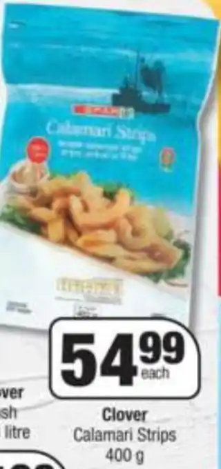 Spar Clover Calamari Strips 400g offer