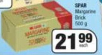 Spar Spar Margarine Brick 500g offer