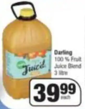 Spar Darling 100% Fruit Juice Blend 3 Litre offer