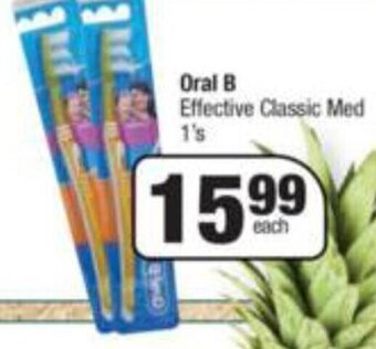 Spar Oral B Effective Classic Med 1's offer