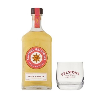 Makro’s liquor Gelston irish whiskey with glass gift pack (1 x 750 ml) offer