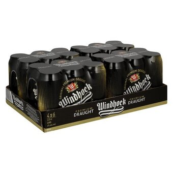 Pick n Pay Liquor Windhoek draught cans 440ml x 24 offer