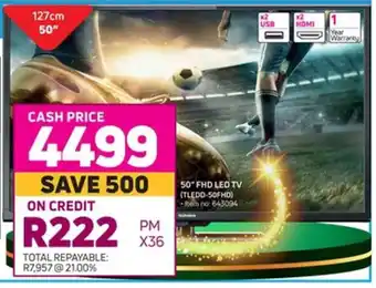 Game Smart TV FHD LED 50" offer