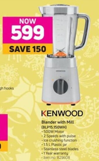Game Kenwood Blender with Mill offer