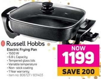 Game Russell Hobbs Electric Frying Pan 1500W offer