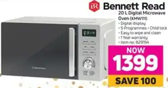 Game Bennett Read Digital Macrowave Oven 20L offer