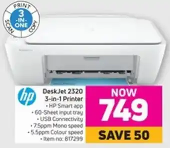 Game Desk Jet 2320 3-in-1 Printer offer