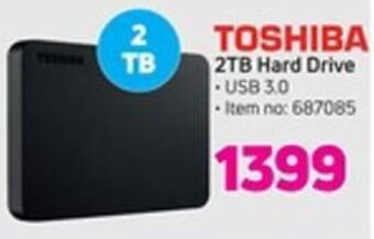 Toshiba 2TB Hard Drive