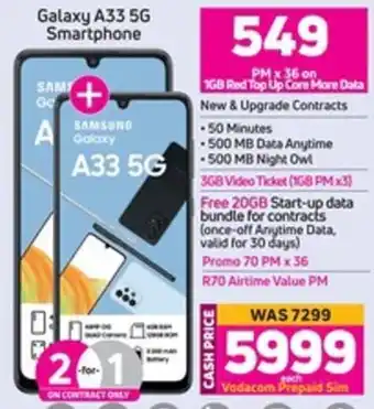 Game Samsung Galaxy A33 5G Smartphone offer