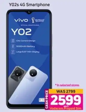 Game Vivo Y02s 4G Smartphone offer