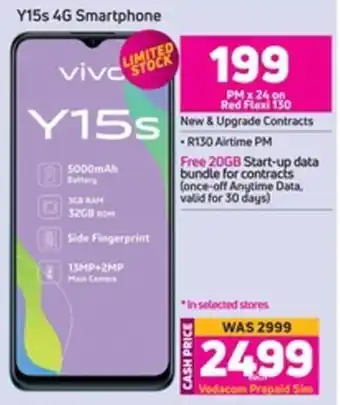 Game Vivo Y15s 4G Smartphone offer