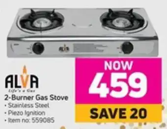 Game Alva 2-Burner Gas Stove offer