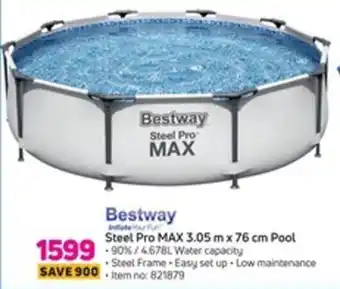 Game Bestway Steel Pro Max 3,05m x 76cm Pool offer