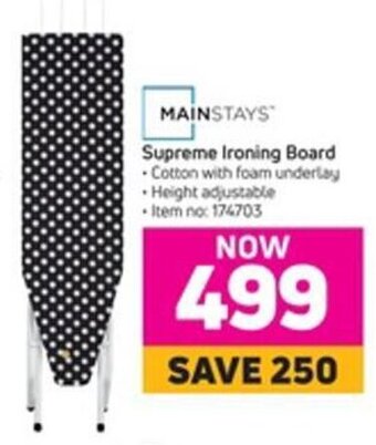 Game Supreme Ironing Board offer