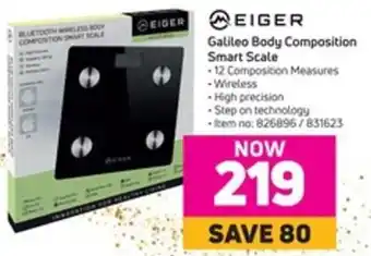 Game Eiger Galileo Body Composition Smart Scale offer