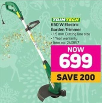 Game Trimtech 650W Electric Garden Trimmer offer