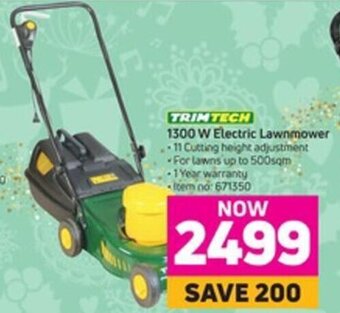 Game TrimTech 1300W Electric Lawnmower offer