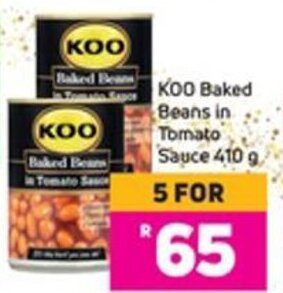 Game Koo Baked Beans in Tomato Sauce 410g offer