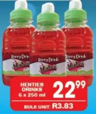 Giant Hyper Henties Drinks 6 x 250ml offer