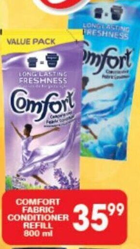 Comfort Fabric Conditioner Refill 800ml