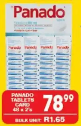 Giant Hyper Panado Tablets Card 48 x 2's offer
