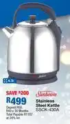 OK Furniture Sunbean 4.3l stainless steel kettle ssck-430a offer