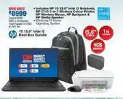 Hp 15 15.6" intel i3 beat box bundle