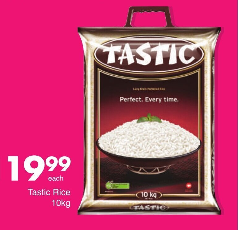 Tastic Rice 10kg offer at Save