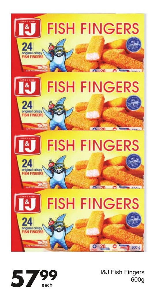 I&J FIsh Fingers 600g offer at Save