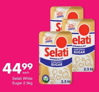 Save Selati White Sugar 2.5kg offer