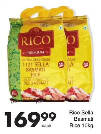 Save Rico Sella Basmati Rice 10kg offer