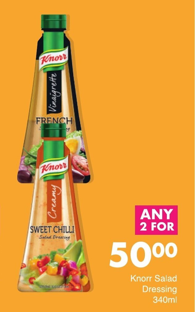 Knorr Salad Dressing 2 x 340ml offer at Save