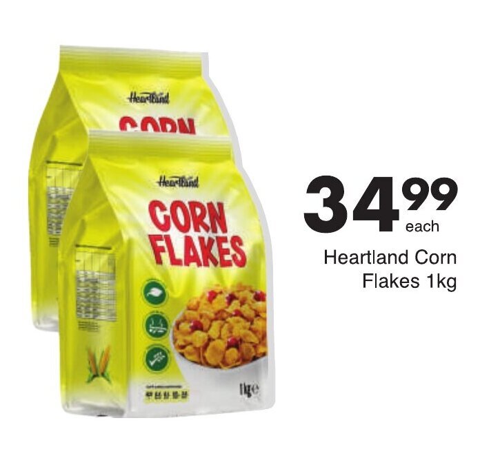 Heartland Corn Flakes 1kg offer at Save