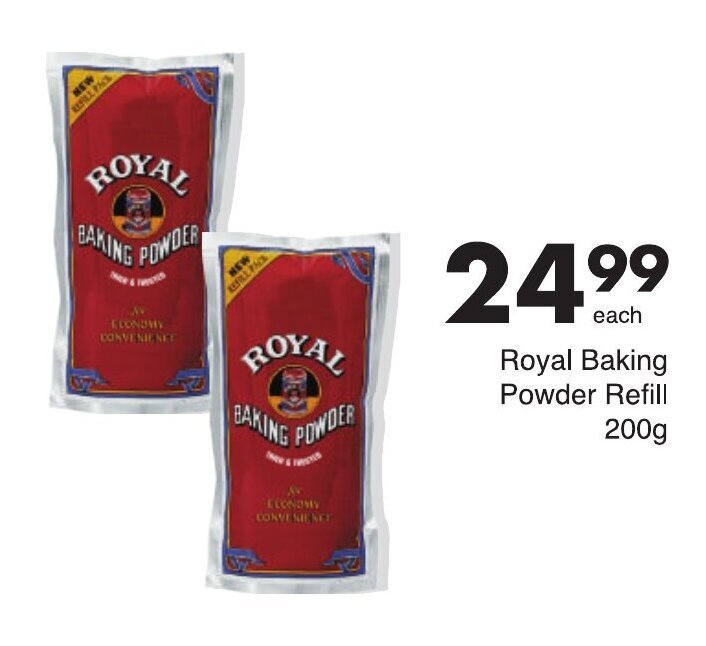 Royal Baking Powder Refill 200g offer at Save
