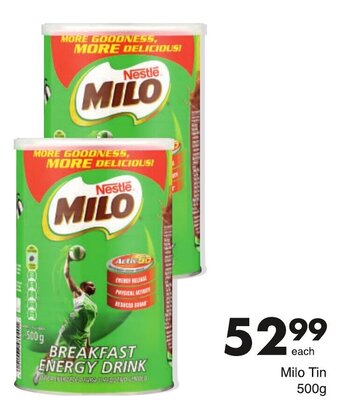 Save Nestle Milo Tin 500g offer