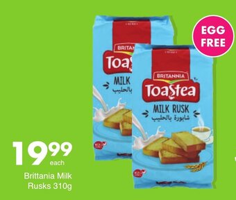 Brittania Milk Rusks 310g