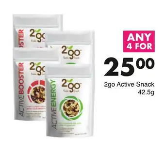 Save 2go Active Snack 4 x 42.5g offer