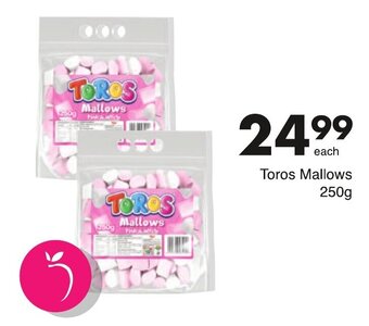 Save Toros Mallows 250g offer