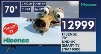 President Hyper Hisense 70" UHD 4K Smart TV offer
