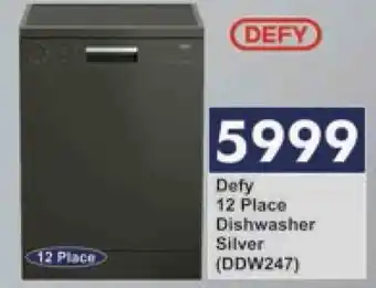 President Hyper Defy 12 Place Dishwasher Silver offer