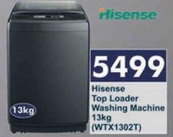 President Hyper Hisense Top Loader Washing Machine 13kg offer
