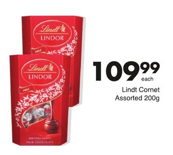 Lindt Cornet Assorted 200g